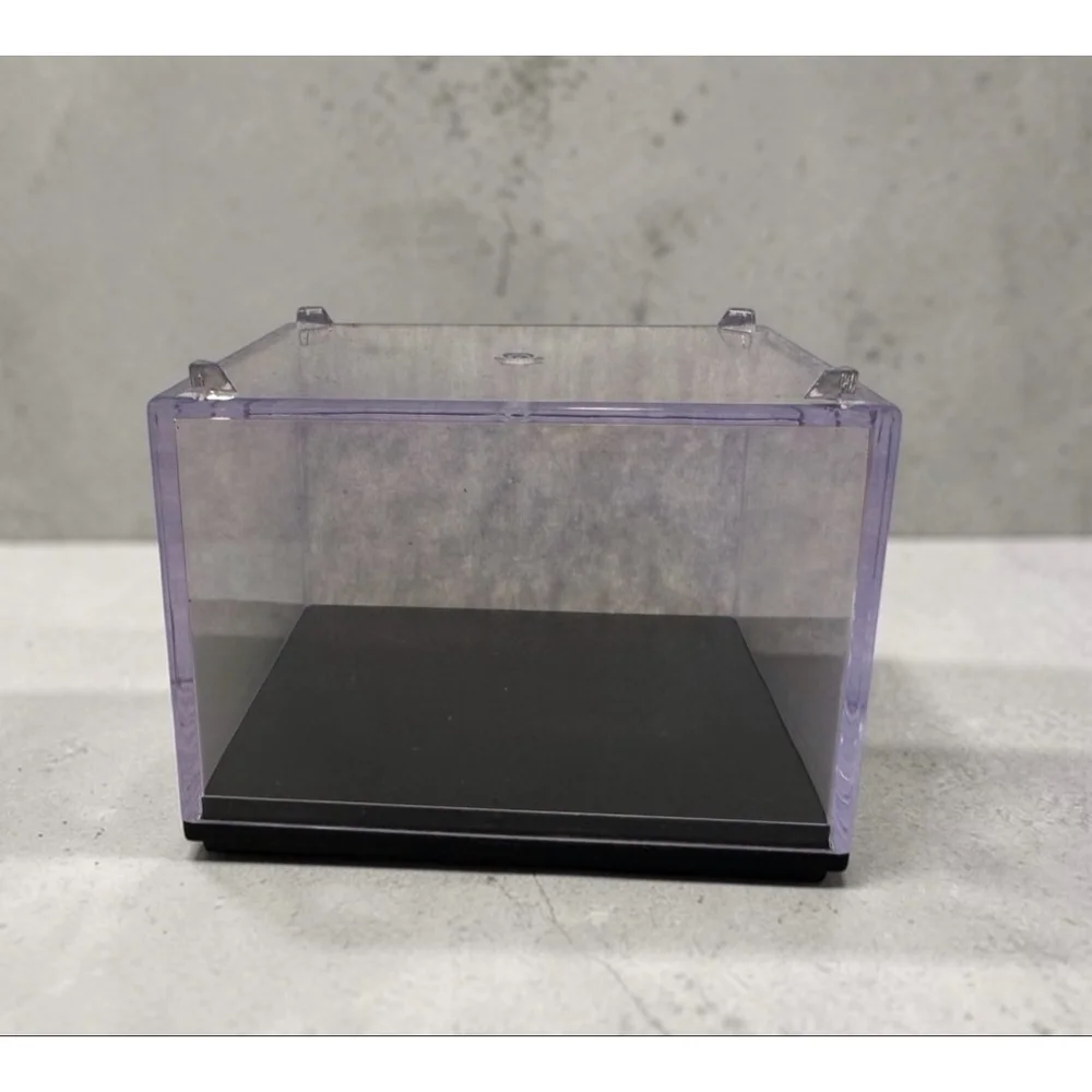 Clear & Black Display Storage Box for 1/6 Scale Mini Shoes - Brand New
